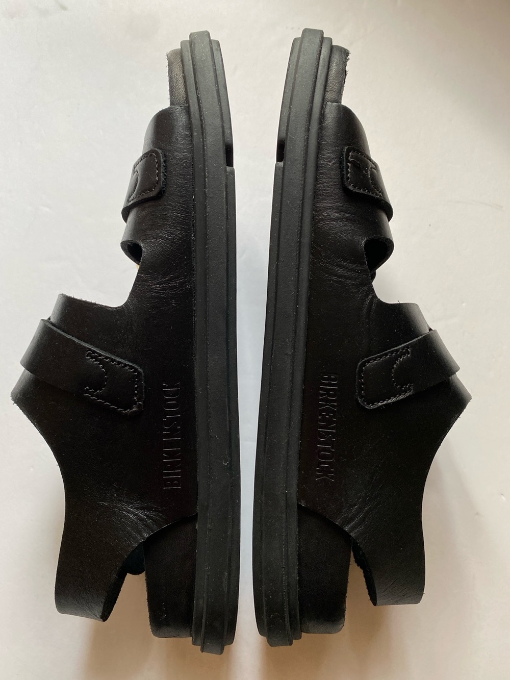 Like New Birkenstock Cannes Exquisite Black Leather Buckle Sandals EU 37 - Picture 4 of 6